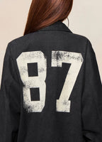 1807 Pegasus Vintage Print Embroidered Detroit Jacket