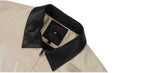 1807 Stitch Embroidered Leather Collar Detroit Jacket