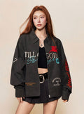1807 Pegasus 3D Embroidered Detroit Jacket