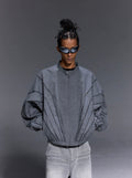 1807 Faded Wash Ripstop Track Jacket
