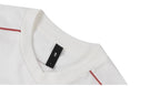 1807 Patchwork Print V Neck Long Sleeve Hockey Jersey