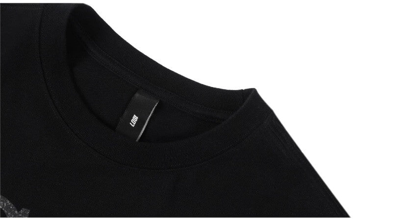 1807 Still Going Glitter Print Short Sleeve Tee