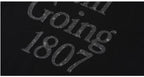 1807 Still Going Glitter Print Short Sleeve Tee