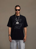 1807 Still Going Glitter Print Short Sleeve Tee
