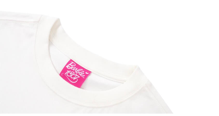 1807 Barbie Glitter Graphic Short Sleeve Tee