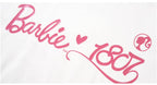 1807 Barbie Glitter Graphic Short Sleeve Tee