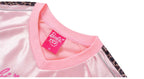 1807 Barbie Leopard Print Patch Long Sleeve Hockey Jersey