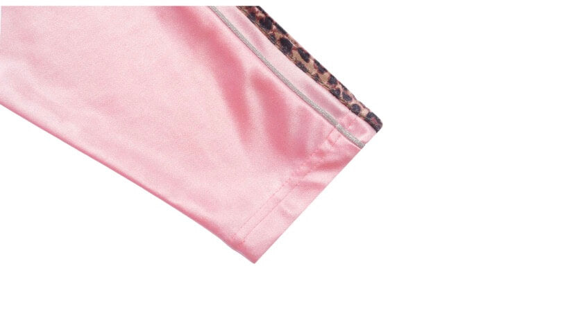 1807 Barbie Leopard Print Patch Long Sleeve Hockey Jersey