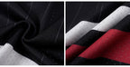 1807 Print Patch V Neck Mesh Long Sleeve Hockey Jersey
