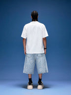 1807 Vintage Floral Chain Logo Print Short Sleeve Tee
