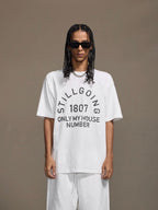 1807 Vintage Still Going Logo Print Short Sleeve Tee