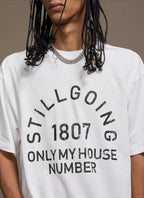 1807 Vintage Still Going Logo Print Short Sleeve Tee