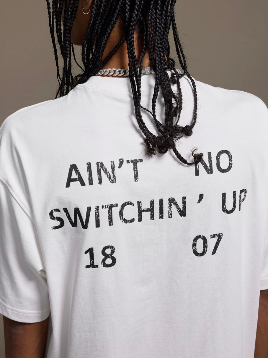 1807 Vintage Still Going Logo Print Short Sleeve Tee