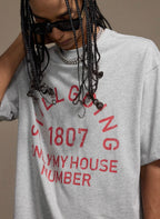 1807 Vintage Still Going Logo Print Short Sleeve Tee
