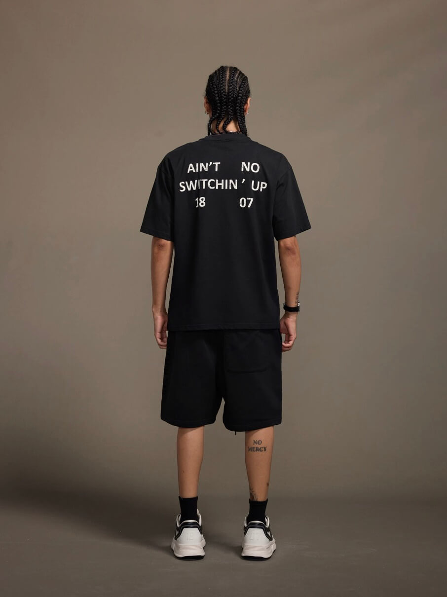1807 Vintage Still Going Logo Print Short Sleeve Tee