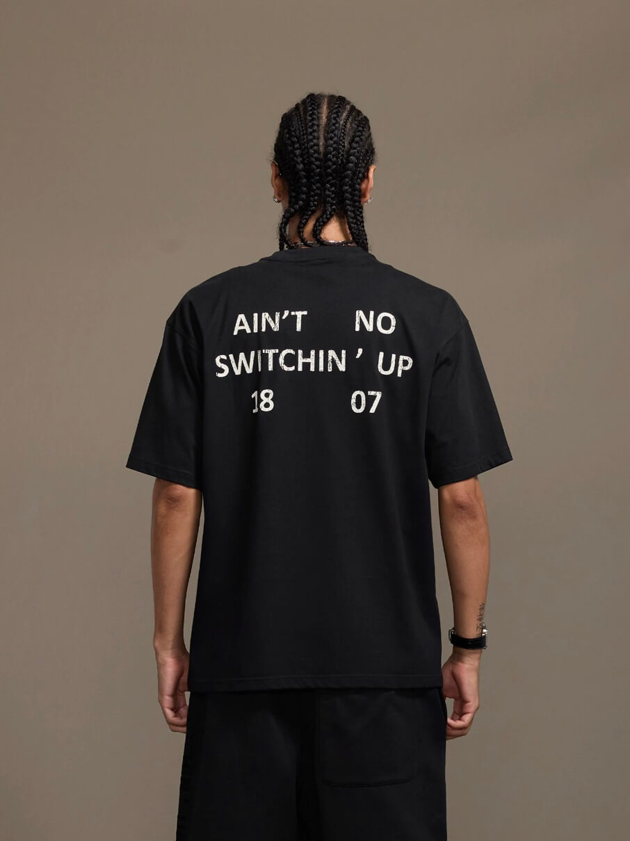 1807 Vintage Still Going Logo Print Short Sleeve Tee