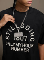 1807 Vintage Still Going Logo Print Short Sleeve Tee