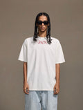 1807 Floral Message Logo 3D Print Distressed Short Sleeve Tee