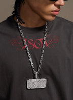 1807 Floral Message Logo 3D Print Distressed Short Sleeve Tee
