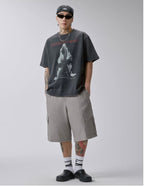 F2CE Cargo Pocket Distressed Baggy Shorts