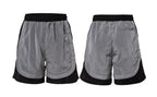 F2CE Metallic Nylon Patchwork Shorts