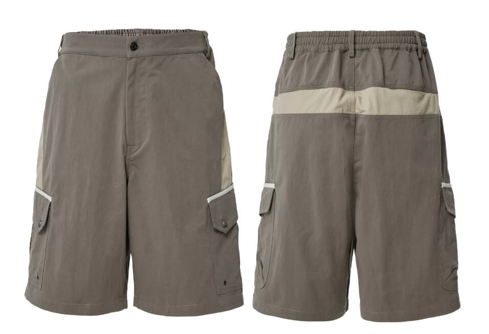 F2CE Color Block Patchwork Pocket Utility Shorts