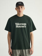 Wassup House Basic Logo Print Tee