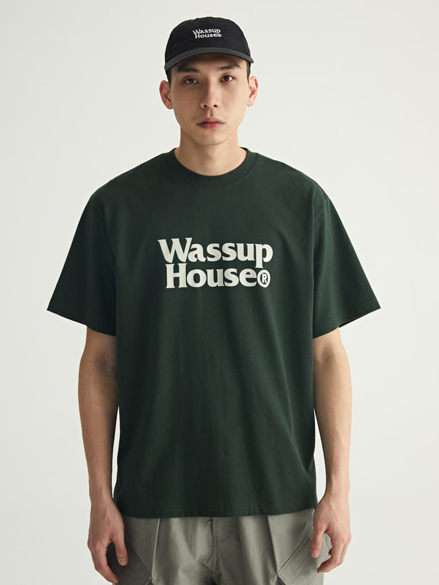 Wassup House Basic Logo Print Tee