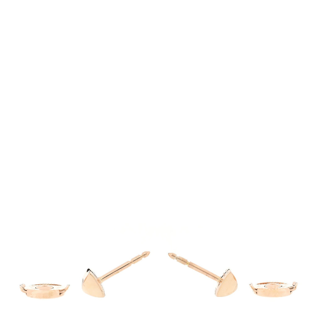 18K Rose Gold Clou d'H Stud Earrings
