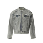 F3F Select Metal Decoration Washed Denim Jacket