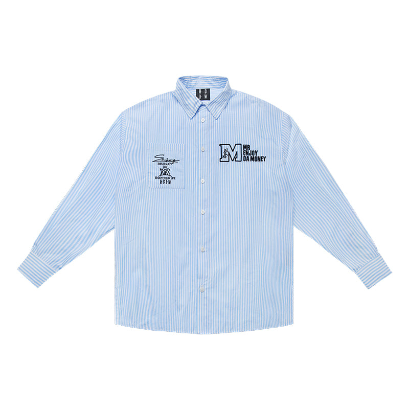 MEDM 3D Embroidery Long Sleeved Shirt