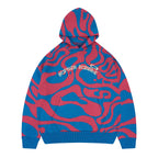S45 Bubble Circle Camouflage Knit Hoodie