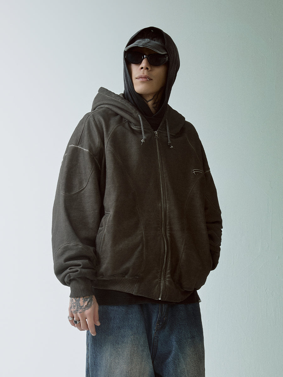 F2CE Dirty Functional Zip Up Hoodie