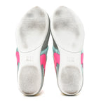 Technical Fabric Suede Gymnasium Sneakers 41 Anise Fuchsia
