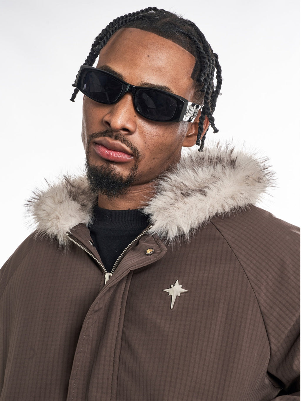 F3F Select Fur Lining Hoodie MA-1 Bomber Flight Jacket