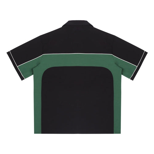ANTIDOTE Nylon Patchwork Lapel Shirt