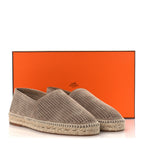Suede Goatskin Mens Enrique Espadrilles 42 Beige Sable