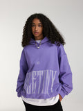 DICETINY Distressed Logo Printed Hoodie