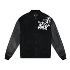 MEDM Daisy Embroidery Varsity Jacket