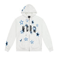 MEDM Pentagram Star Zipper Hoodie
