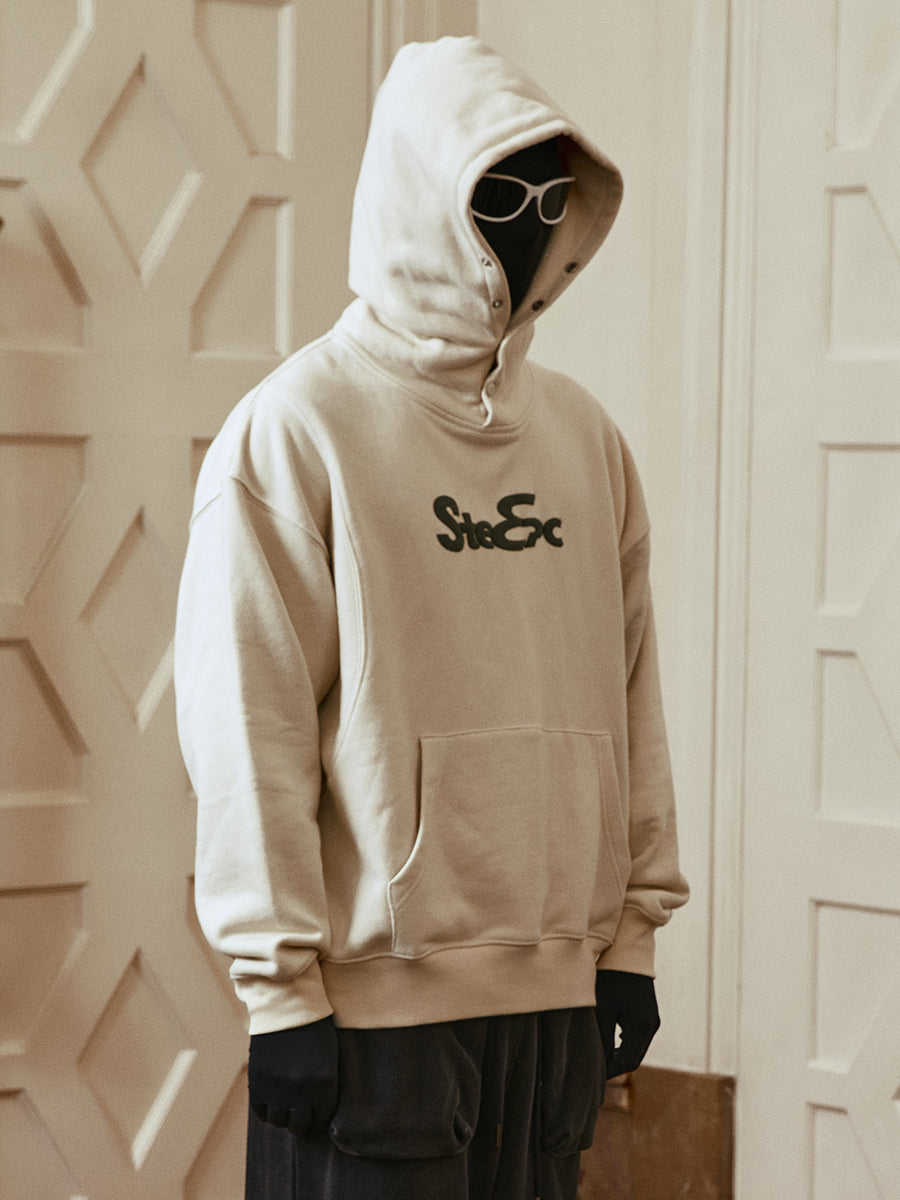 STEEPC Balaclava Foam Print Hoodie