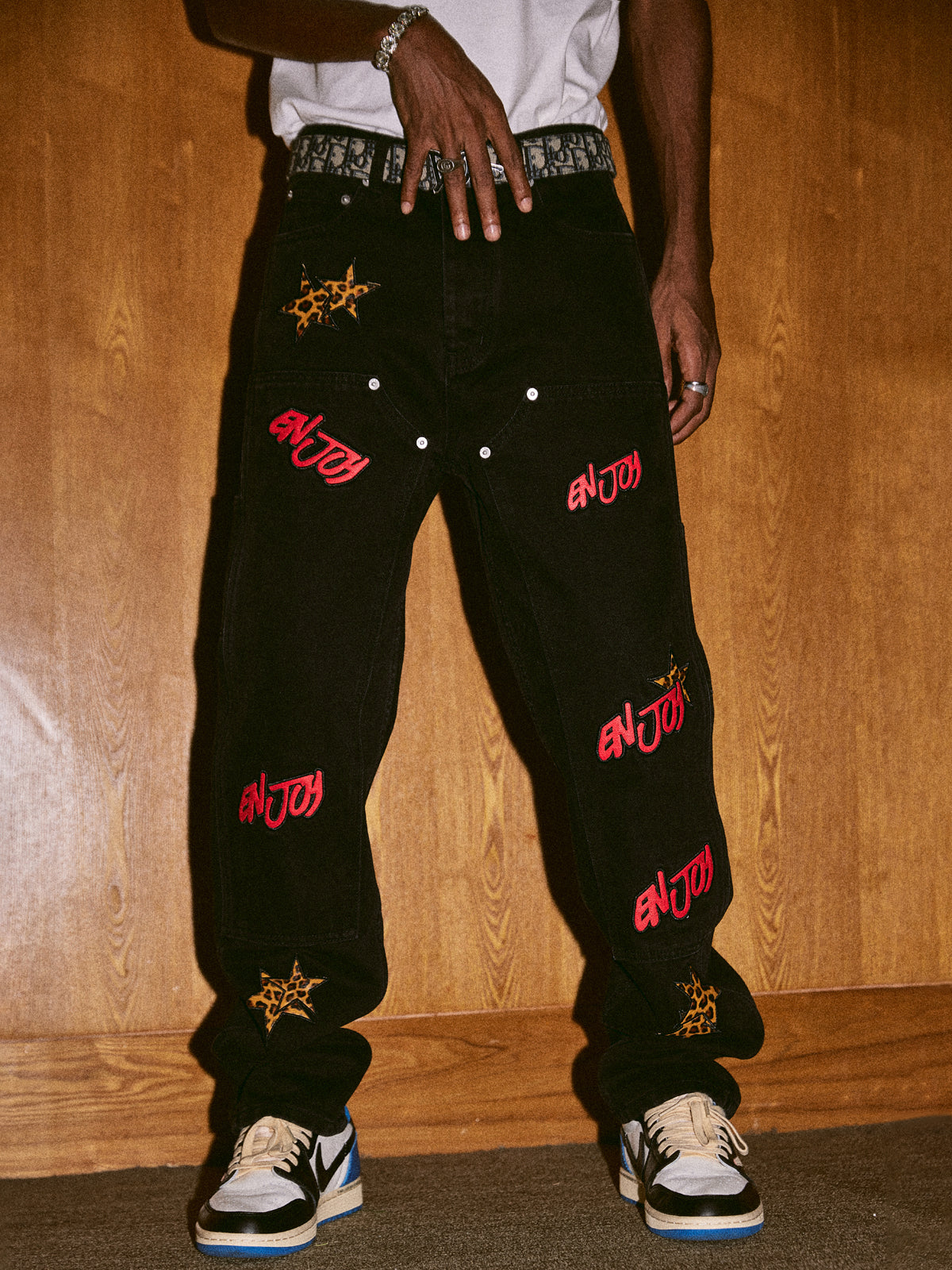 MEDM Star Denim Pants