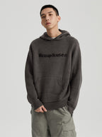 Wassup House Basic Logo Knit Hoodie