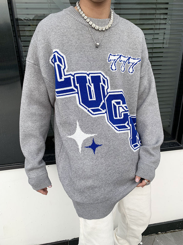Luck 777 Knit Sweater