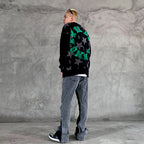 Star Circle Letter Knit Sweater