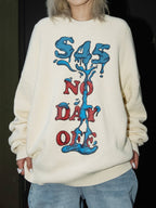 S45 Logo Printed Knit Sweater