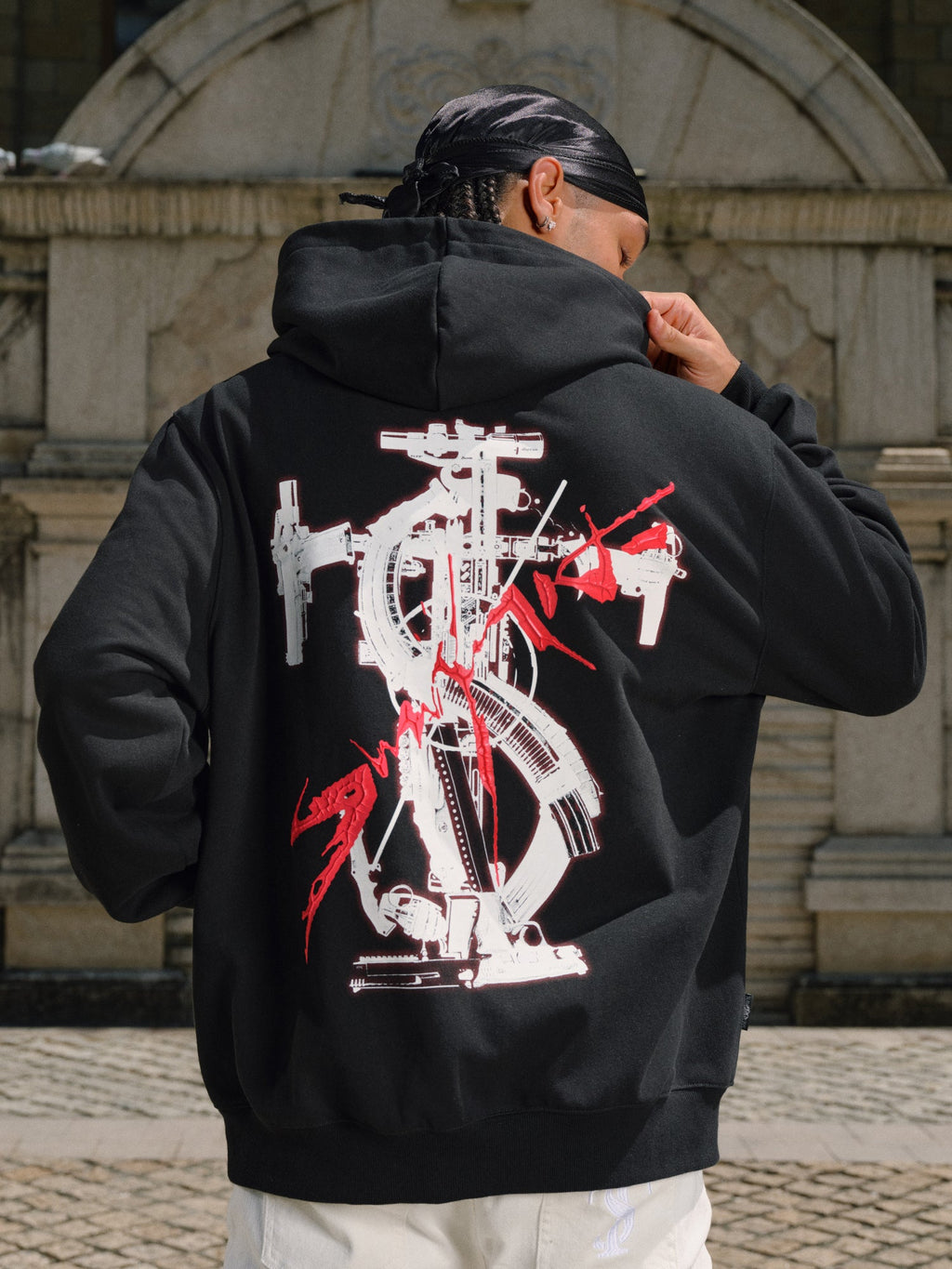 Small Town Kid Arsenal Logo Print Hoodie
