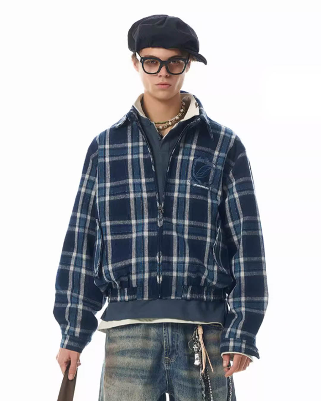 JHYQ Short Plaid Jacket