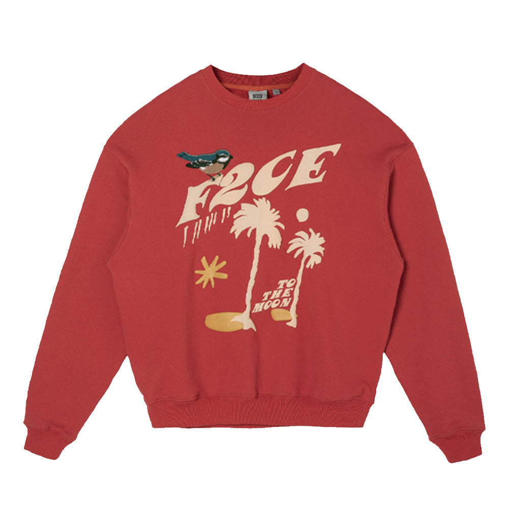 F2CE LOGO Foam Creative Print Embroidery Sweatshirts
