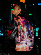 AFGK Night Kids Biker Leather Jacket